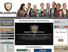 Tablet Screenshot of eliances.com