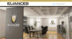 Desktop Screenshot of eliances.net